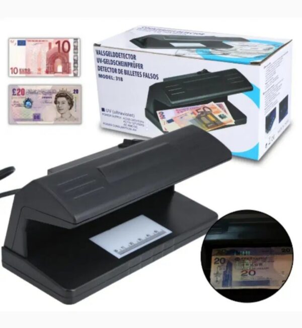 Maquina detectora de billetes falso uv