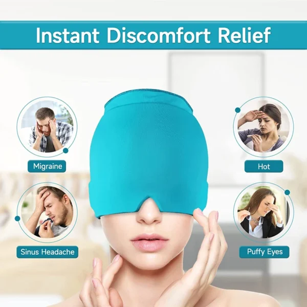 Gorro gel frio Migraña Dolor de Cabeza - Image 2