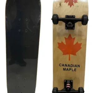 Patineta/Tabla Skate Semi Profesional - 100% Madera Pino Canadiense con lámina Abrasivas y Sistema de Pivote Profesional 90 kilo Resistencia