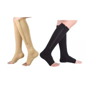 Medias De Compresion Con Cremallera