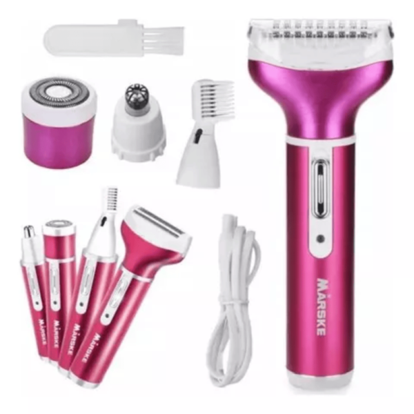 Maquina Depiladora Facial y corporal Dama 4 en 1 recargable