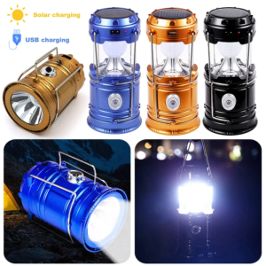Lámpara campamento solar Linterna USB