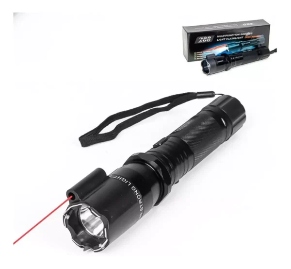 Linterna Descarga Electrica Y Laser